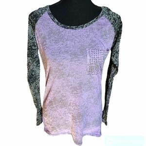 Y2K Abbey Dawn by Avril Lavigne Long Sleeve Shirt Sz L